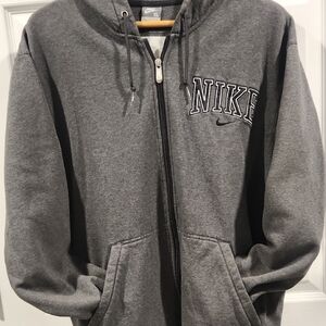 Nike Charcoal Full-Zip Hoodie